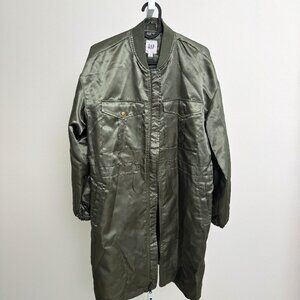 Stylish Olive Green Utility Jacket (Gap, Size XS)